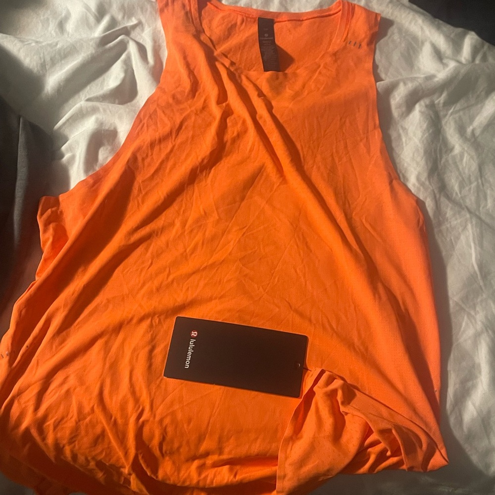 Lulu lemon orange tank top